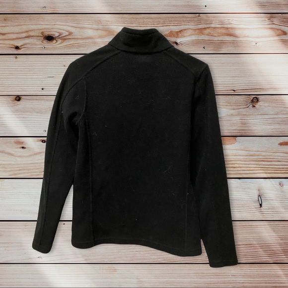 Patagonia Synchilla Black Full Zip Warm Size Medium Long Sleeve Zip Sweater - Picture 7 of 7